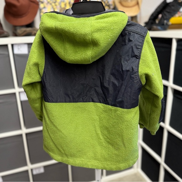 Columbia Kids' Gray Reversible Fleece Lined Jacket - Picture 8 of 8